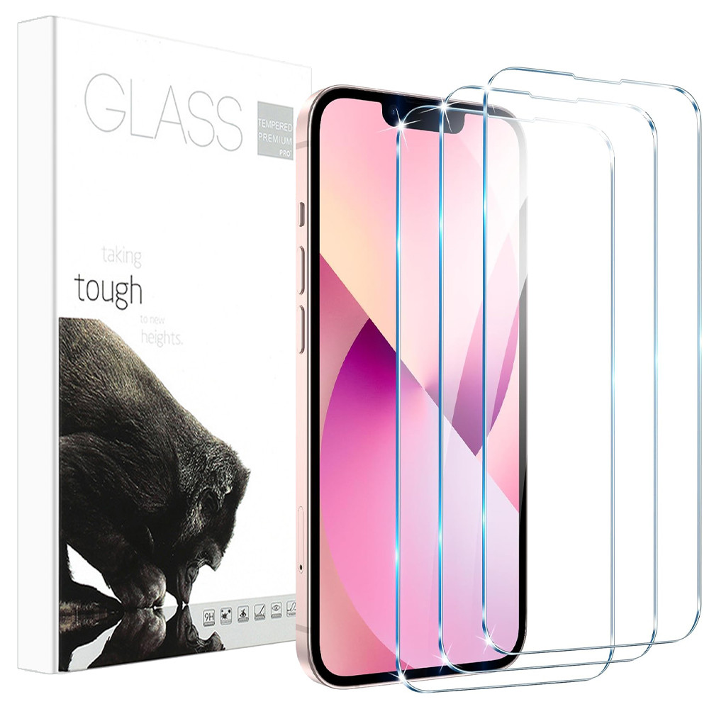 เข้ากันได้กับ iPhone 16E SE4 SE3 SE2 กระจกนิรภัยป้องกันหน้าจอ Anti Scratch Bubble ฟรีฟิล์มป้องกัน