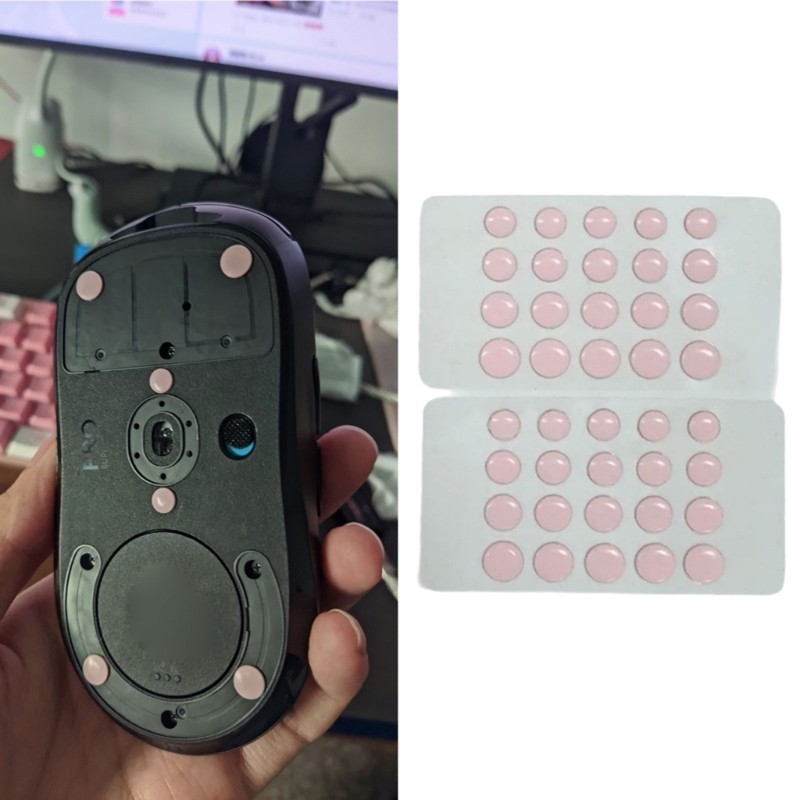 Moon Mouse Skates ICE Version DIY Universal Dot Mouse Feet Pad Glides Round Edges