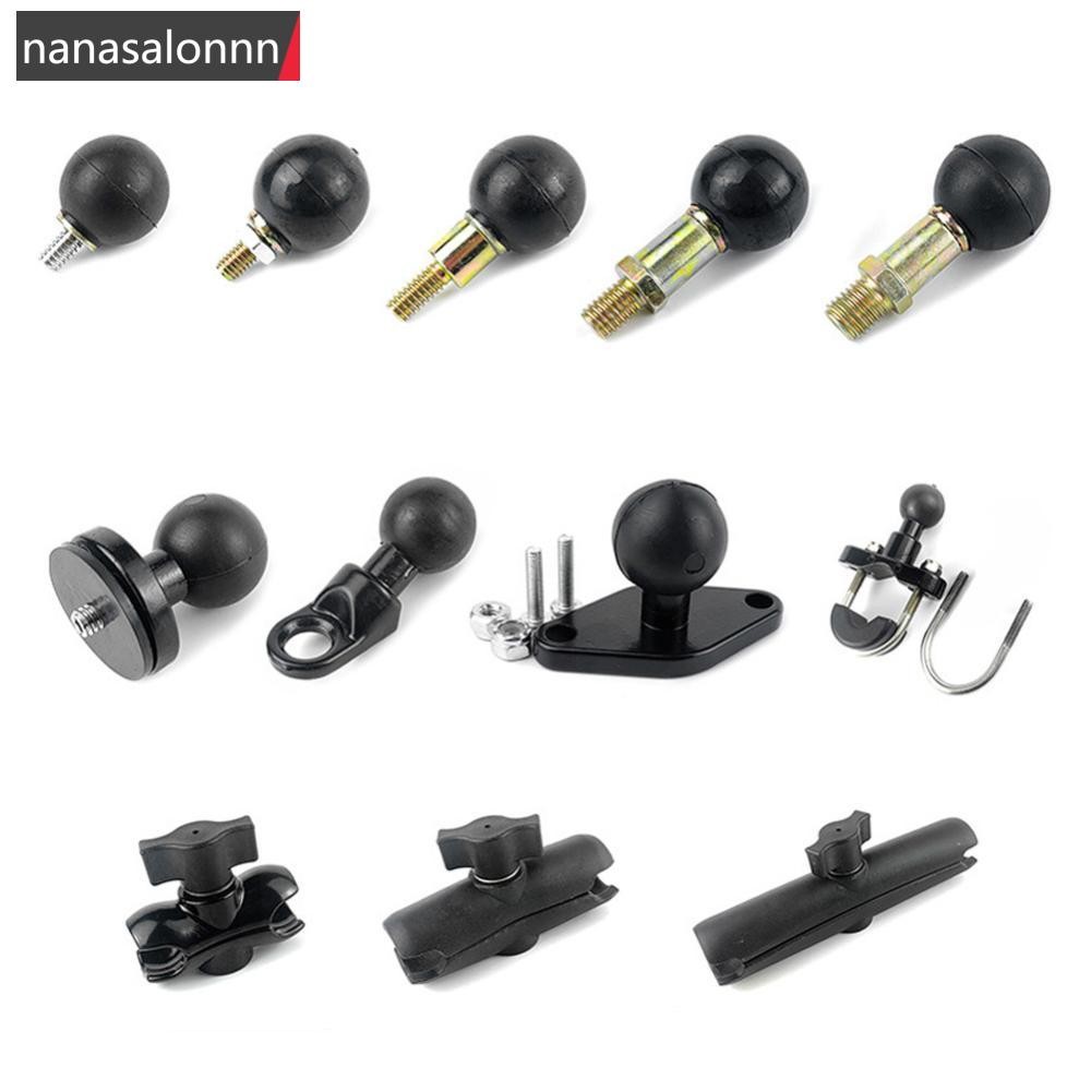 Nanasn| รถจักรยานยนต์รถ Headrest 1 นิ้ว Ball Head สําหรับ GPS ผู้ถือโทรศัพท์ Mount M6 M8 M10 ฐานสําห