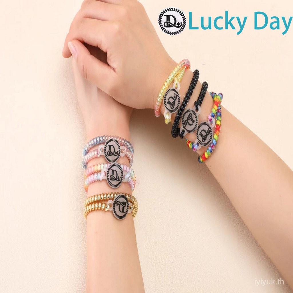 ผ้าคาดผม ที่คาดผมสายโทรศัพท์ Lucky Day สำหรับผู้หญิง TT Circle ดาราอินเทอร์เน็ต ที่คาดผมกีฬา อุปกรณ์เสริมผมเฉพาะทาง ที่คาดผมล้างหน้าระดับสูงLucky Day ที่คาดผม