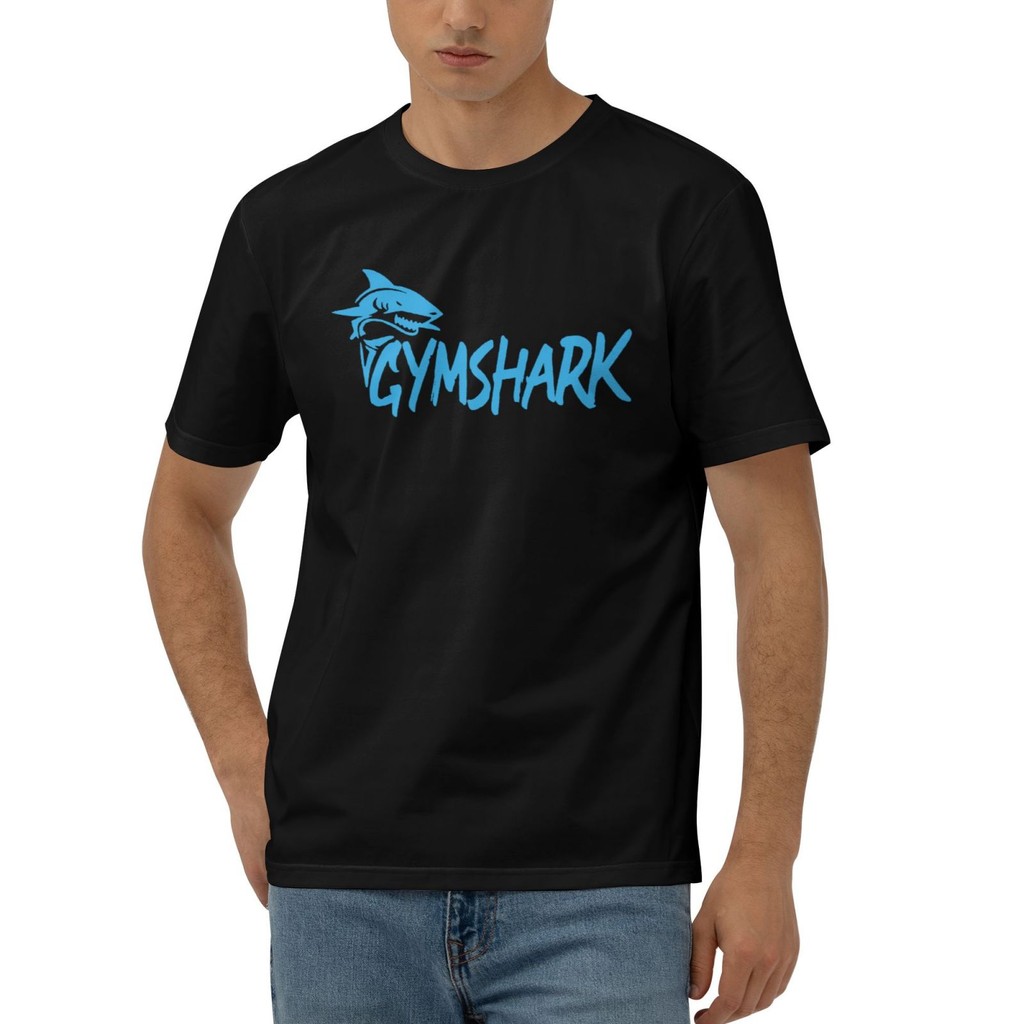 เสื้อยืดพิมพ์ลายโลโก้ Gymshark