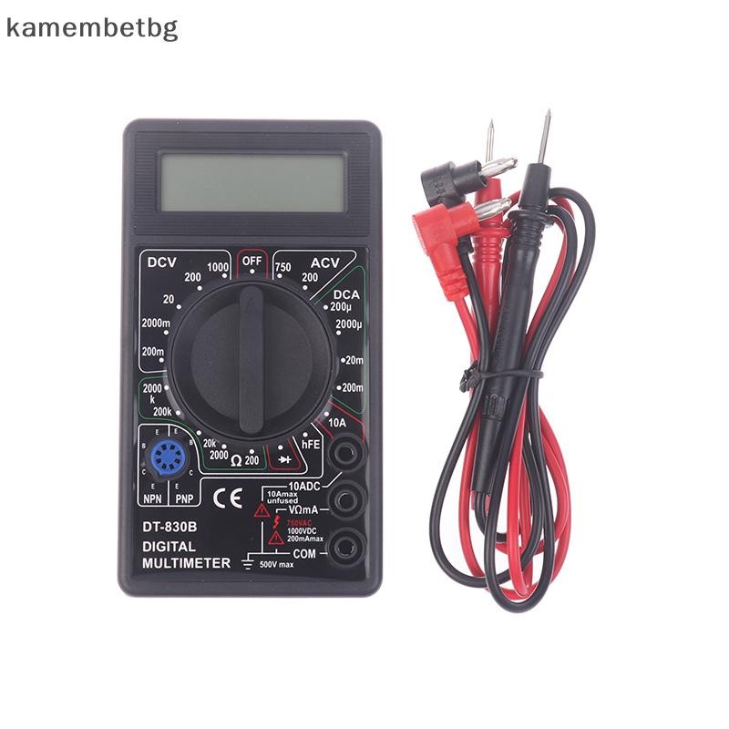 Kamembetbg LCD Auto Range มัลติมิเตอร์แบบโวลต์มิเตอร์แบบดิจิตอล Ohmmeter เครื่องทดสอบโวลต์วัดแรงดันไฟฟ้า AC/DC แรงดันไฟฟ้าความจุความถี่ TH