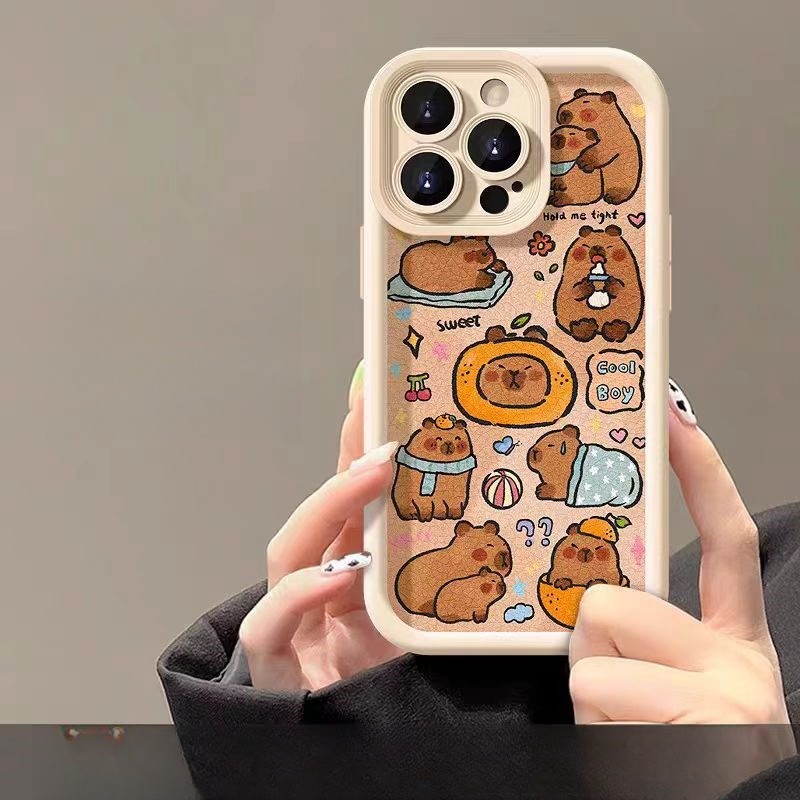 น่ารัก capybara เคสโทรศัพท์สําหรับ Samsung Galaxy A16 A06 A32 A22 J8 2018 J7 Prime J4 J6 Plus Prime 