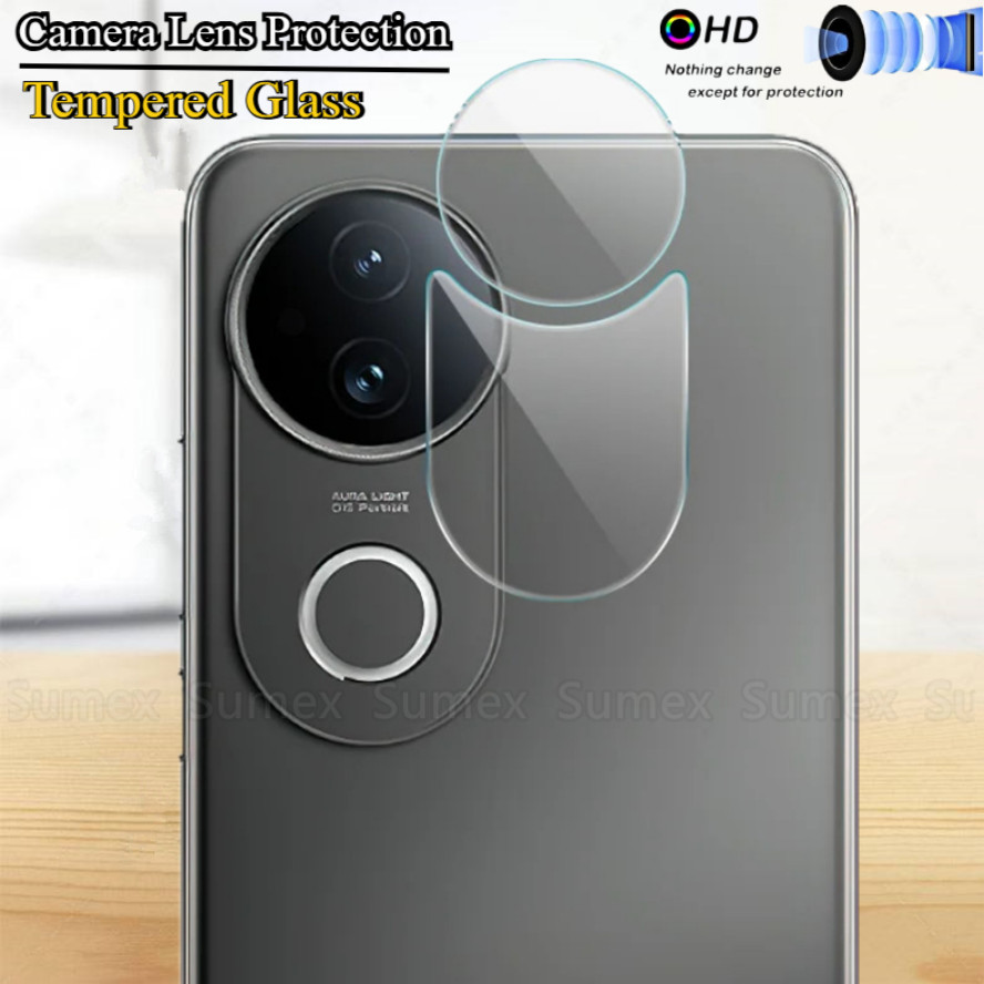 กล้องสําหรับVivo V50 5G V2427 Lite 2025 Clear HDเลนส์โทรศัพท์ป้องกันหน้าจอกระจกนิรภัยฟิล์มใสVivoV50 