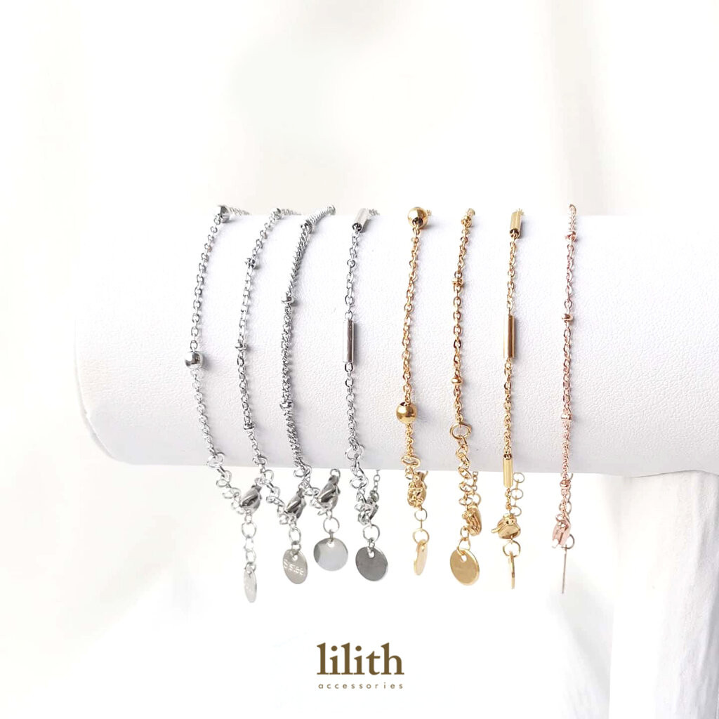 Lilith - Minimal Stainless bracelet สร้อยข้อมือสแตนเลส สร้อยข้อมือมินิมอล