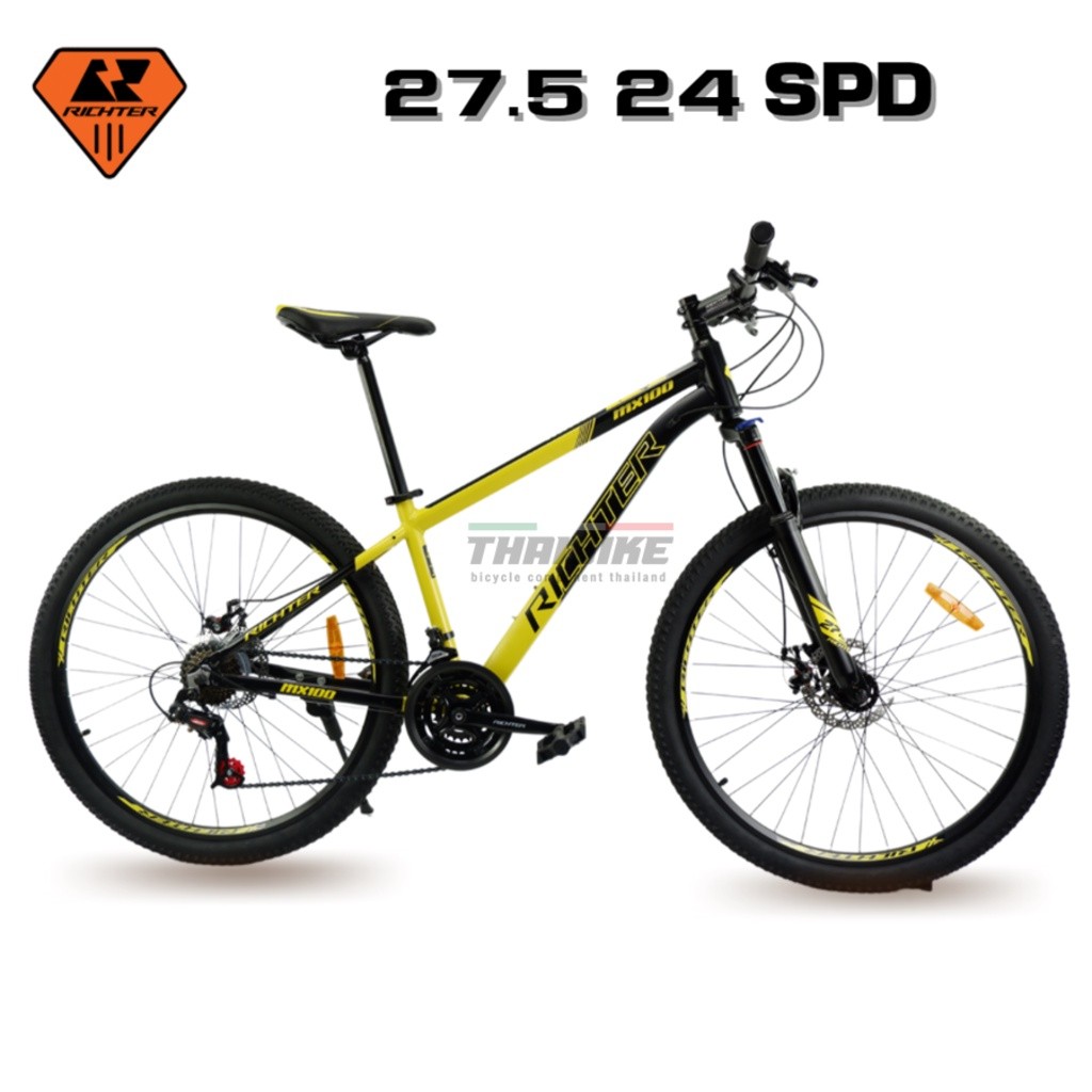 เปิดตัวใหม่ส่งฟรี !! จักรยานเสือภูเขาล้อ 27.5 อลูมิเนียม RICHTER MX100 ราคาถูก J BIKE