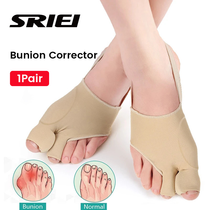 Sriei 1 คู่ Hallux Valgus Bunion Corrector ซิลิโคนเจล Big Toes Separators Splint ฟุตกระดูก Thumb Foot Care เครื่องมือ