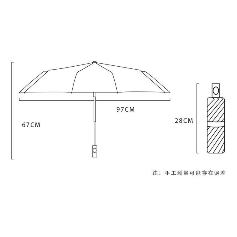 ร่มพับ 3 ตอน ร่ม uv Umbrella คุณภาพดีราคาถูก - รูปที่ 6