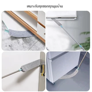 Greenforst ไม้ปัดฝุ่น ไมโครไฟเบอร์ ไม้กวาดหยากไย่ ด้ามยาว ดัดโค้ง งอได้ ถอดซักได้ รุ่น 5282