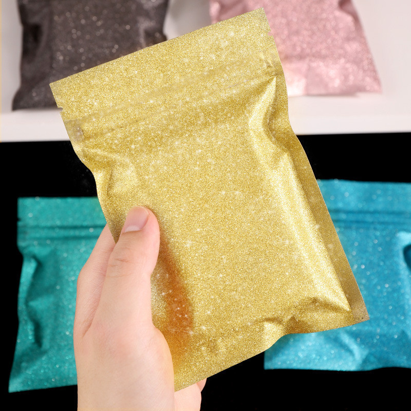 A1254 ถุงบรรจุของขวัญ กลิสเตอร์ ถุงซิป แพค 10 ใบ พร้อมาส่งในไทย - รูปที่ 6