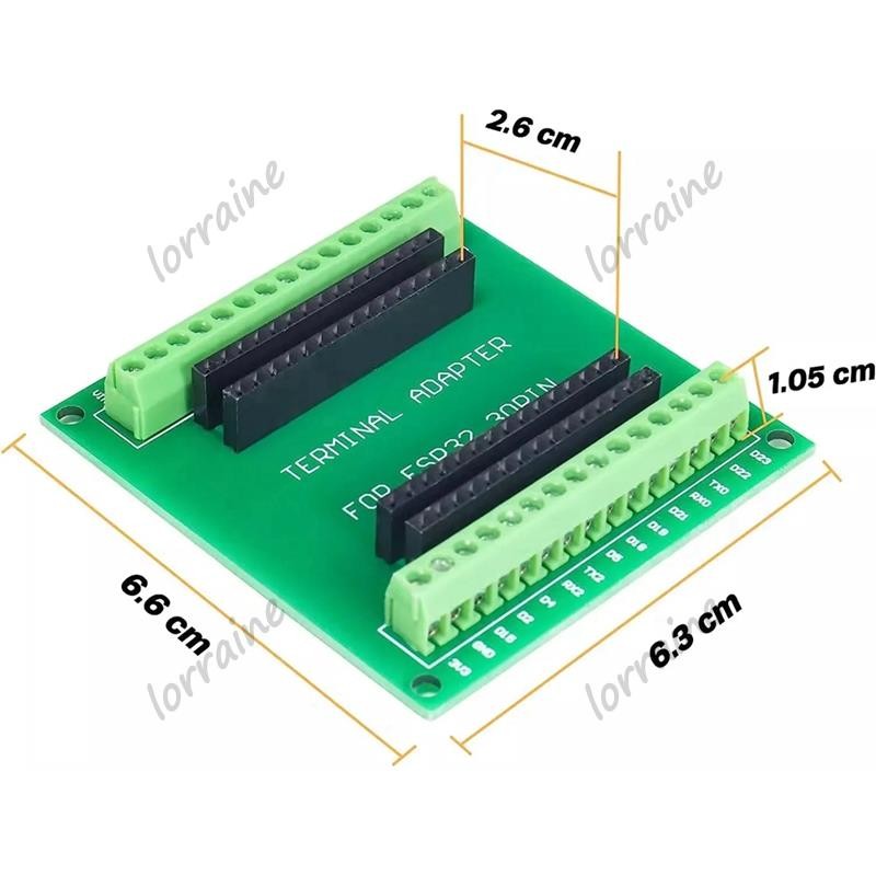 บอร์ดขยาย ESP32 บอร์ดขยาย 30Pin GPIO Breakout Board ใช้งานร่วมกับ 30 Pins ESP32 บอร์ดพัฒนา ราคา ถูกที่สุด ดีลบีเคเค แกลเลอรีภาพที่ 6