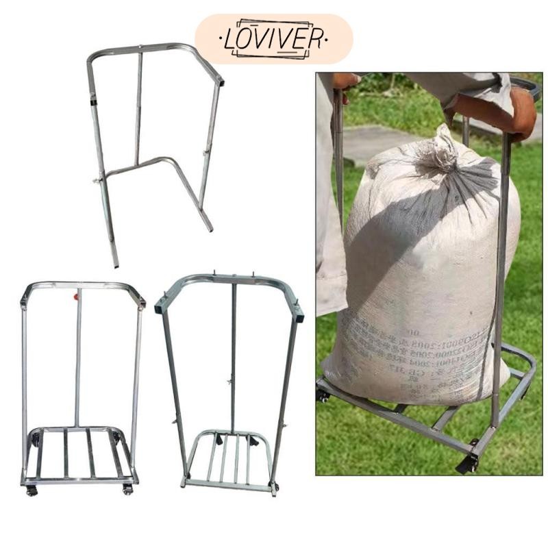 LOVIVER Multiuse แบบพกพาขาตั้งรองรับกระเป๋าหนักที่ใช้งานได้จริงที่วางกระเป๋าสําหรับบ้านไร่กลางแจ้ง Camping Yard