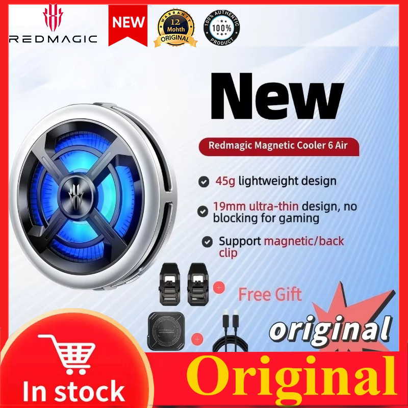 Nubia Redmagic Cooler 5 Cooler 6 Air Magnetic Phone Cooler พัดลมระบายความร้อนสําหรับเล่นเกม