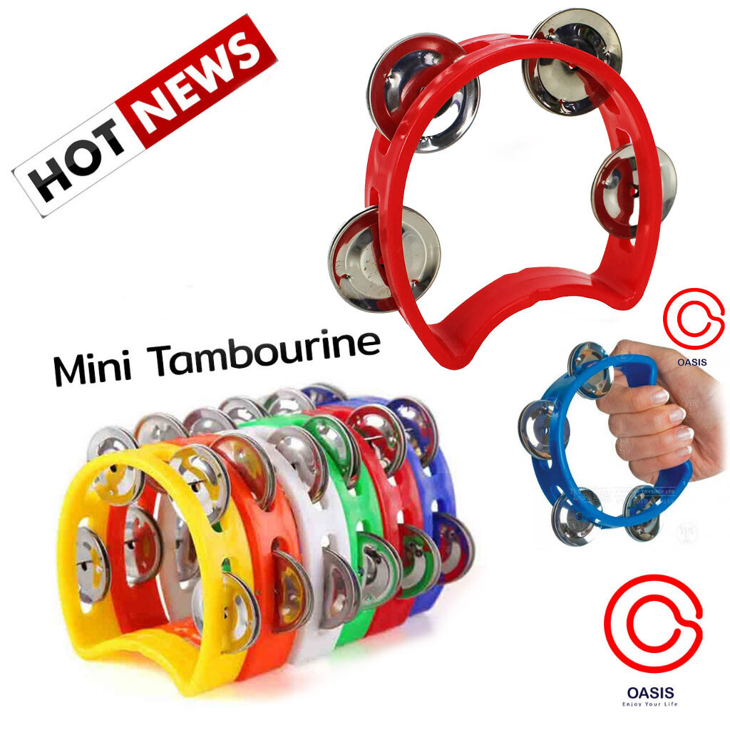 🔥มีส่งด่วน [รวมVAT] แทมบูริน จิ๋ว Mini Tambourine แทมบูรีน Tambourine ทัมมารีน แทมโบริน แทมโบลีน