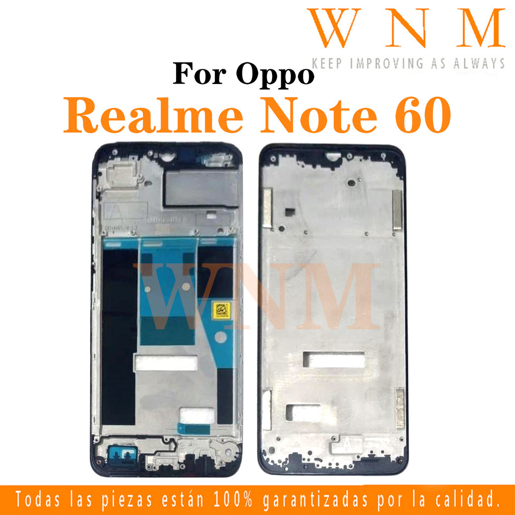 กรอบกลางสําหรับ OPPO Realme Note 60 LCD ที่อยู่อาศัยกรอบกลางฝาครอบแผ่น Bezel อะไหล่ทดแทน