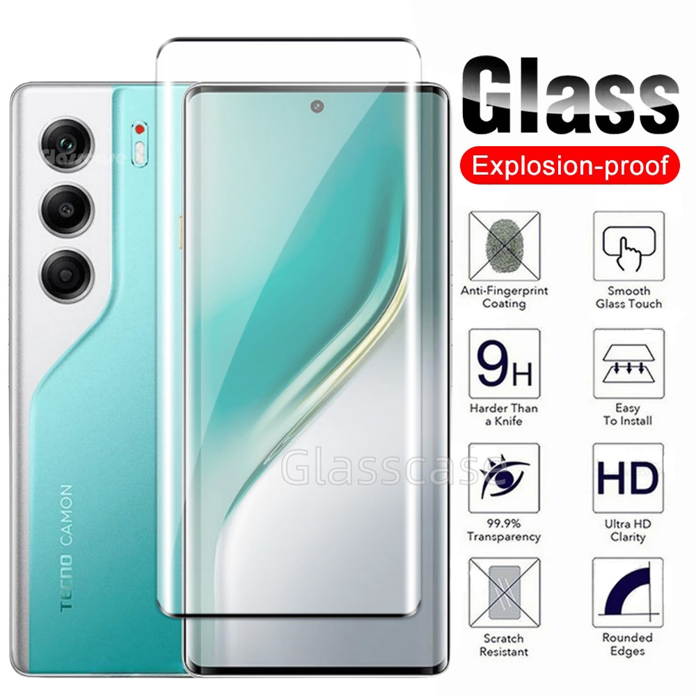 2 ชิ้น 9H ป้องกันสําหรับ Tecno Camon 40 pro premier 40pro 40premier Camon40pro Camon40premier TecnoC