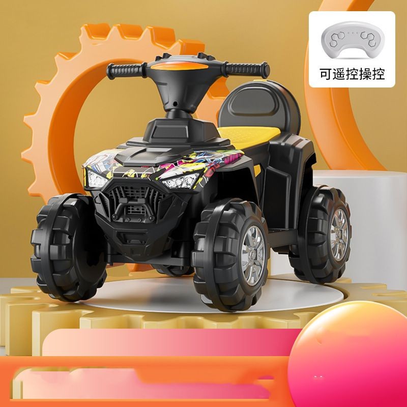 Sliding Toy Car Children's Electric Beach Car Electric Car Baby Battery Car Four-Wheel Ride-On Singl