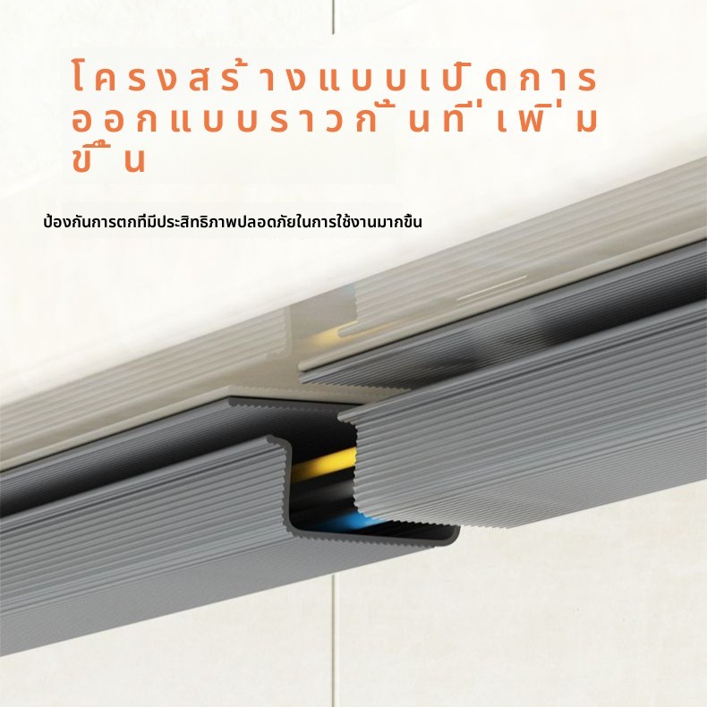 ที่วางเก็บสายไฟคอมพิวเตอร์ใต้โต๊ะชั้นวางการจัดการสายไฟเจาะฟรี Tidy-up Handy เครื่องมือสายไฟกล่องซ่อนสล็อต Hu ราคา ถูกที่สุด ดีลบีเคเค แกลเลอรีภาพที่ 6