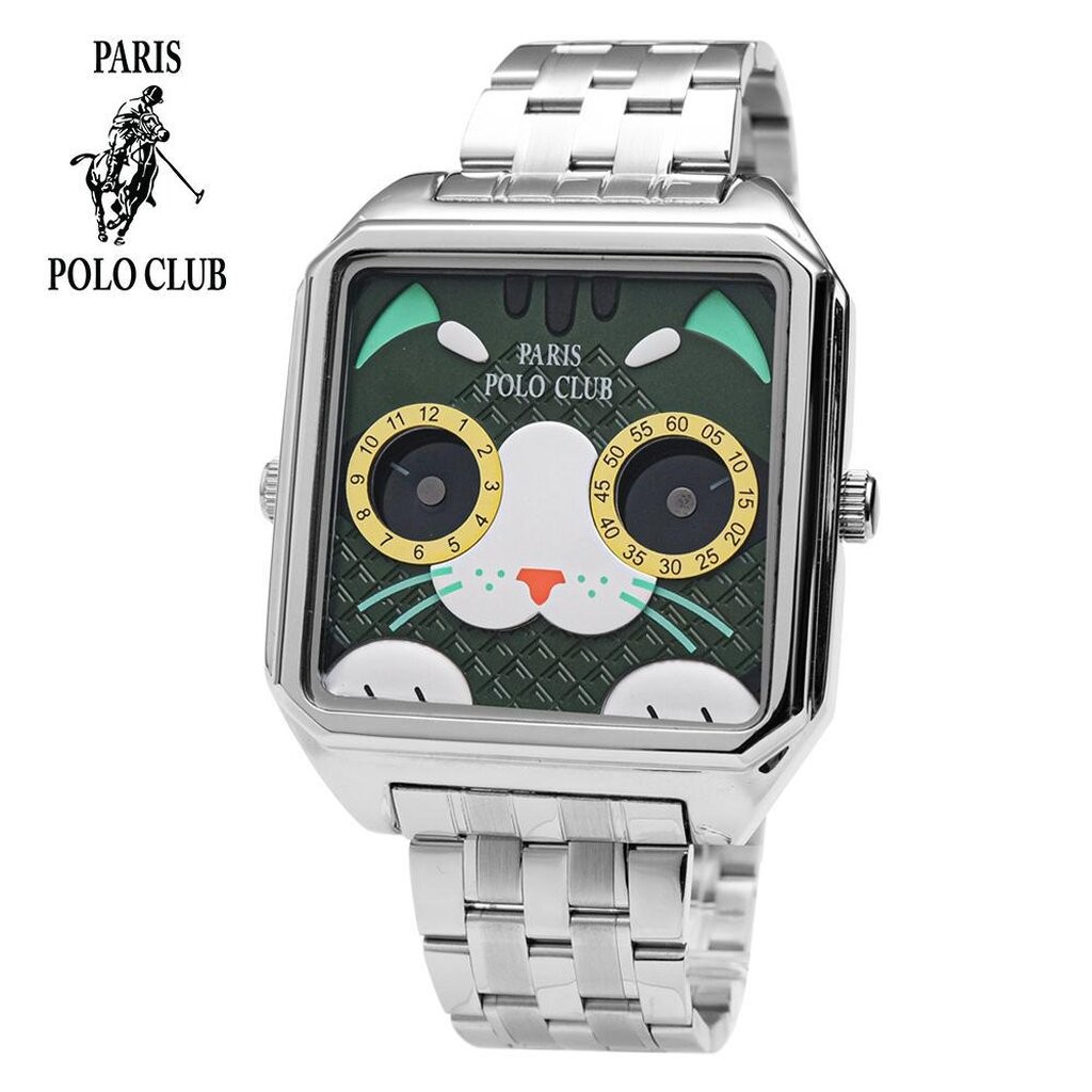 Paris Polo Club PPC-220902 นาฬิกาข้อมือผู้หญิง Paris Polo นาฬิกาปารีส โปโล สุดหรู ประกันศูนย์ไทย1ปีพร้อมสายหนัง 1ชุด