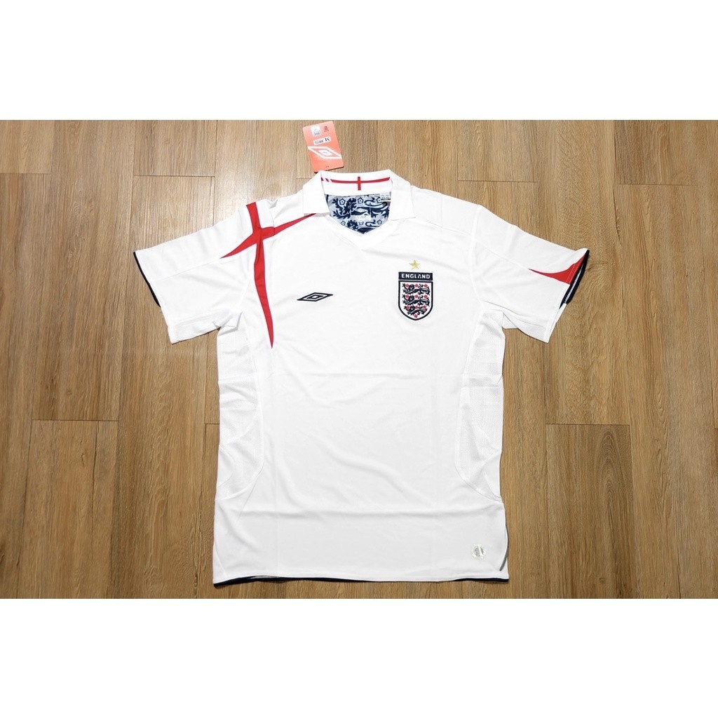 England 2005-07 World Cup Final Jersey เสื้อบอลย้อนยุคทีมชาติอังกฤษ