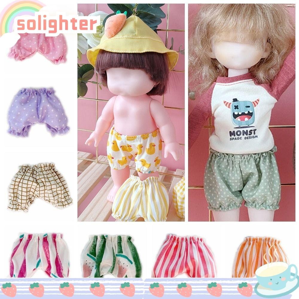 Solighter กางเกงขาสั้น ลายฟักทอง หลายแบบ แฮนด์เมด 15 ซม. Ob11