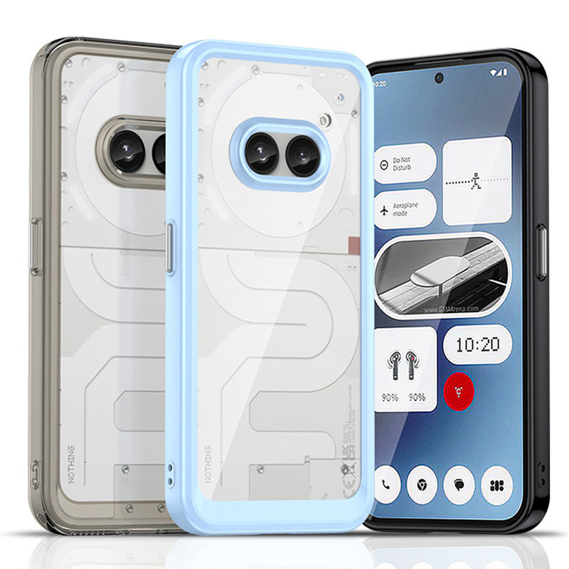 เคสโทรศัพท์มือถือซิลิโคน TPU ใส กันกระแทก หรูหรา สําหรับ Nothing Phone (2a) (2) (1)