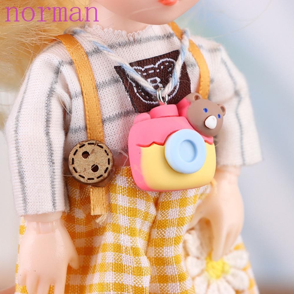 Norman กล้องจิ๋ว รูปพัดจําลอง OB11 หลากสี สําหรับตกแต่งบ้านตุ๊กตา