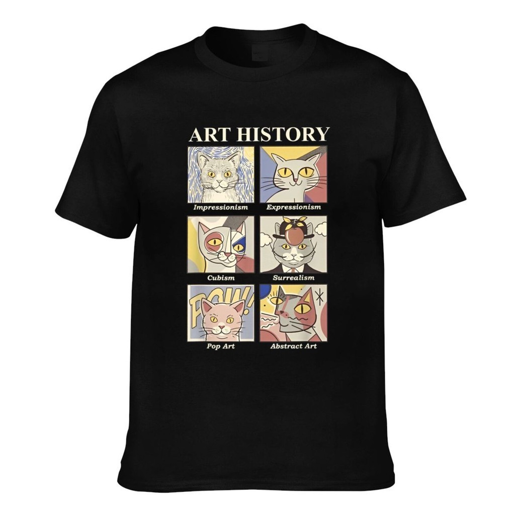 Art History Impressionism Expressionism Cubism Surrealism Mens Casual T-Shirts