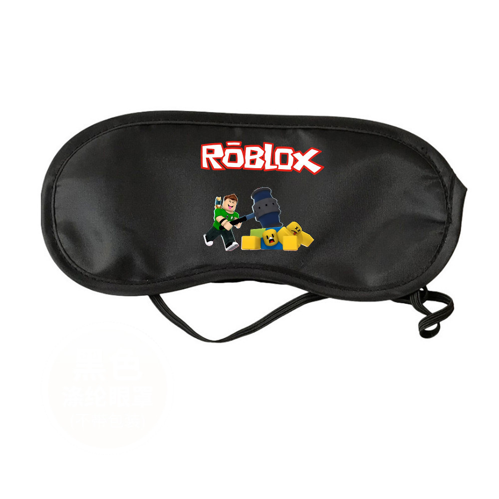 หน้ากากปิดตานอนหลับ ลายการ์ตูนอนิเมะ Roblox น้ําหนักเบา เหมาะกับเป็นของขวัญ สําหรับสํานักงาน