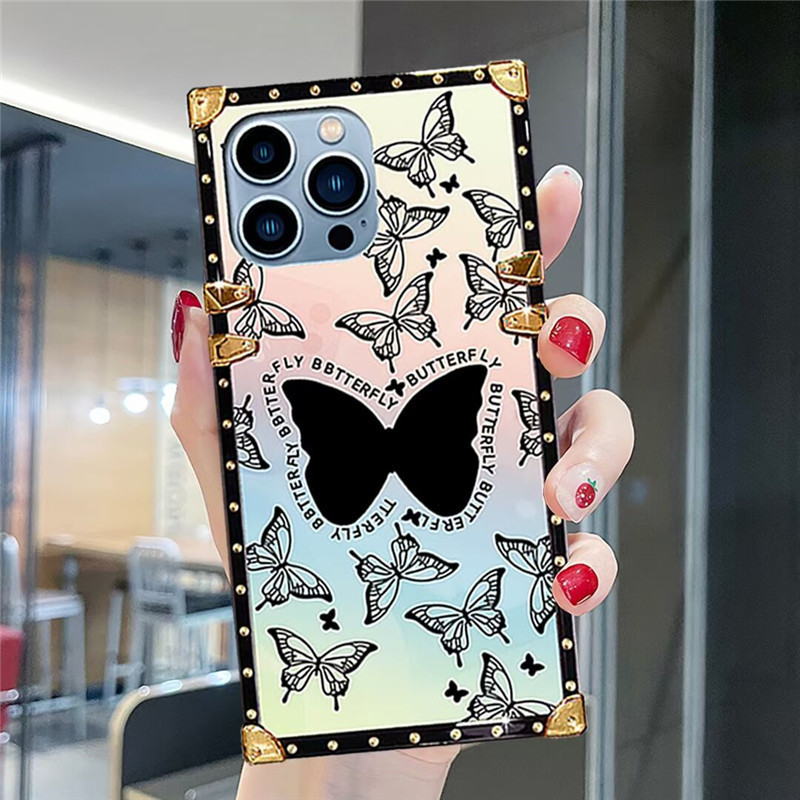 【ใหม่】น่ารัก การ์ตูน แชสซี For OPPO Reno 2F 2 Z 10X Zoom Realme X XT Find X2 X2Pro X3 X3Pro X5 X5Pro มีสีสัน ผีเสื้อ หอคอยปารีส ป้องกันเปลือก Cute Cartoon Colour Butterfly Paris Tower Phone Case Anti-fall and anti-shock Soft TPU Cover