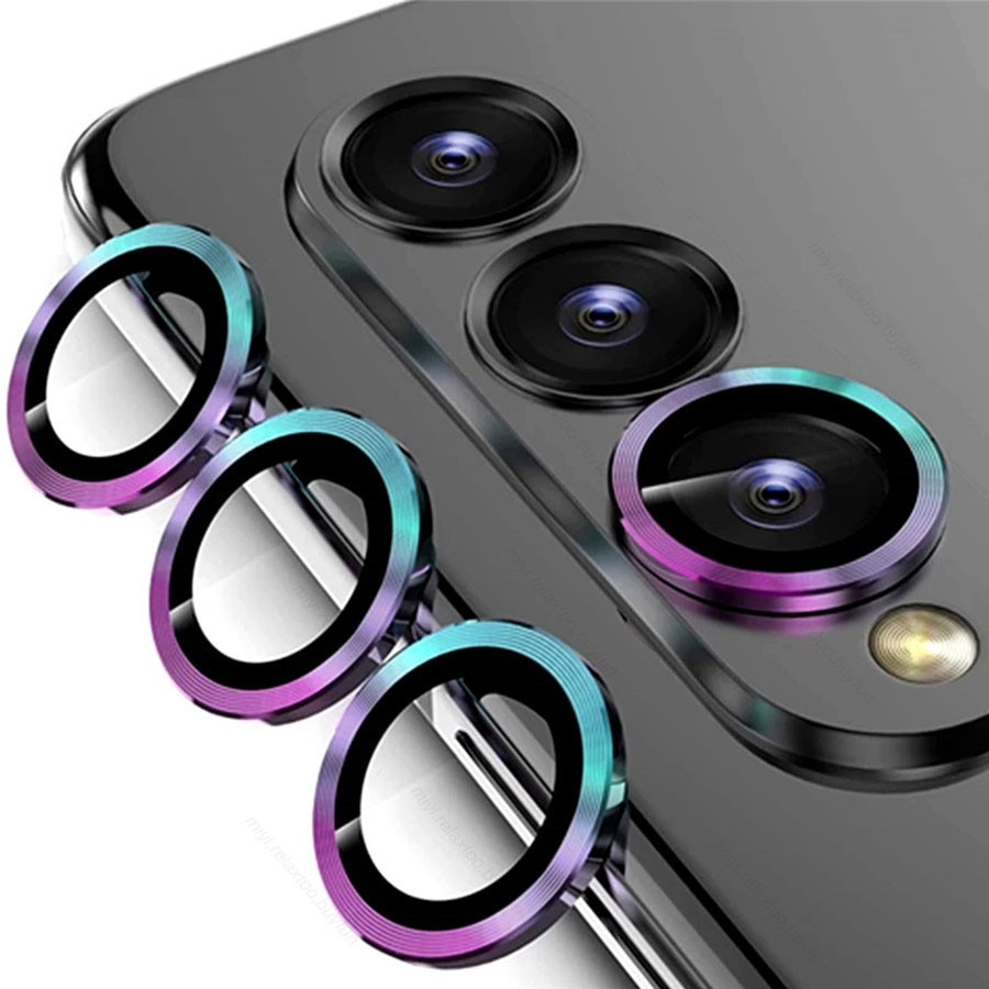 ตัวป้องกันเลนส์กล้อง อลูมิเนียมอัลลอยด์ โลหะ กระจกนิรภัย แหวนวงกลมป้องกันกล้อง สําหรับ Samsung Galaxy S24 Ultra