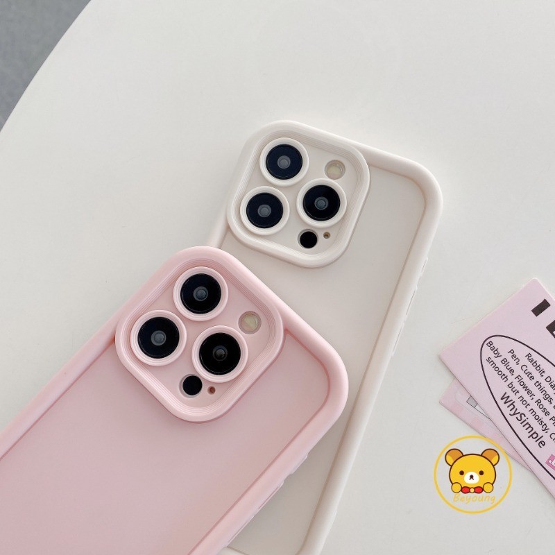 SAMSUNG MacaronสีปลอกสําหรับSamsung Galaxy A17 A07 A06 S25 Plus Ultra FE Edge A56 A55 M55 F55 5G 4Gเคสโทรศัพท์DopamineสีทึบAnti-fall Soft TPUป้องกันกรณีครอบคลุม - รูปที่ 6