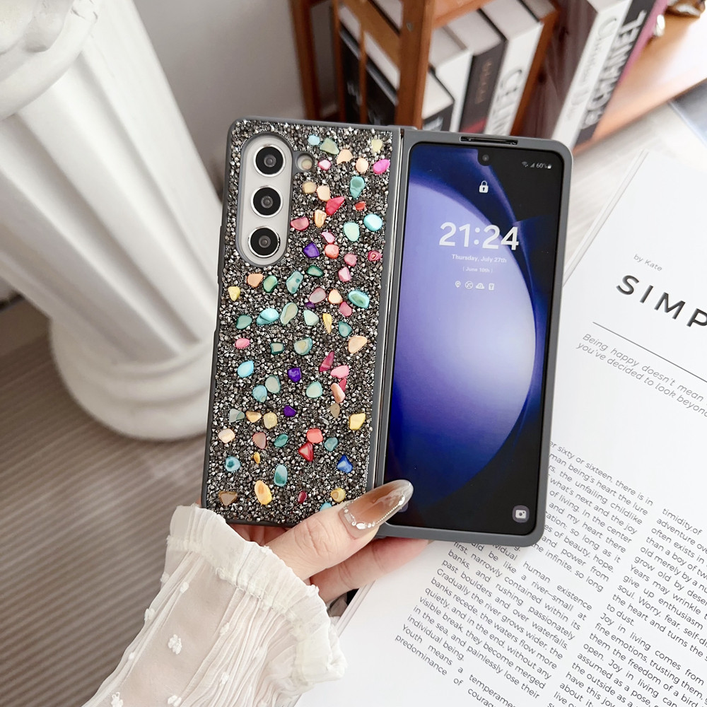ความงามปลอกสําหรับ Samsung Galaxy Z พับ 7 6 Z พับ 5 4 การออกแบบที่สวยงามสีสัน Z Fold7 Fold6 Fold5 Fold4 เคสโทรศัพท์ระดับพรีเมียม ราคา ถูกที่สุด ดีลบีเคเค แกลเลอรีภาพที่ 3