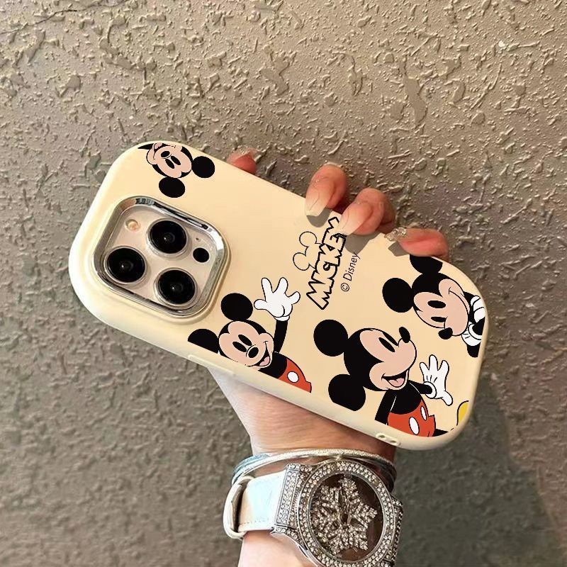 Mickey Mouse เคสโทรศัพท์ซิลิโคนอ่อนนุ่มสําหรับ Apple iPhone 15/16promax 14pro 13/12promax Xsmax 6/6plus