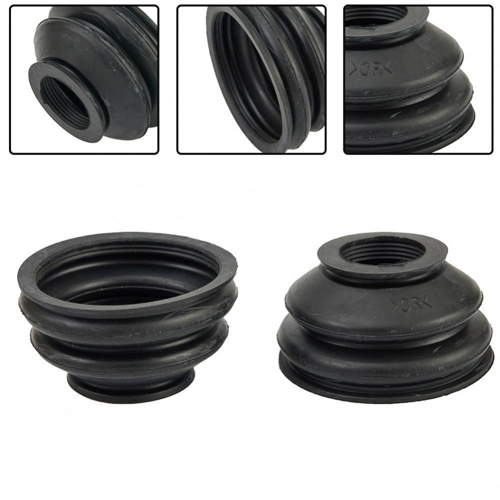 Dust Boot Covers Black Dust Cover For Cars Track Rod End Ball Joint Boots#SUFA
