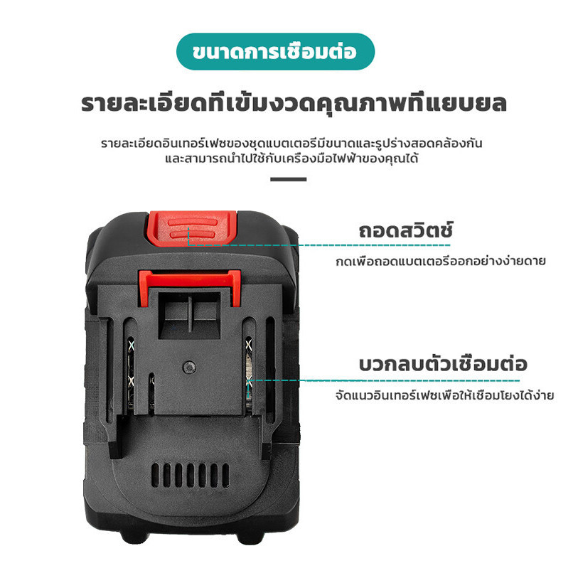 แบตเตอรี่ Makita เหมาะสำหรับเลื่อยไฟฟ้า สว่านไฟฟ้า เครื่องตัดหญ้าไฟฟ้า เครื่องบดมุมเครื่องมือไฟฟ จอแสดงผลที่มีแบตเตอรี่