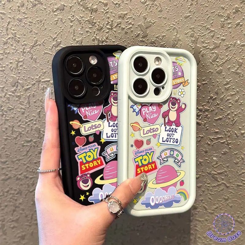 เคสการ์ตูนของเล่นลอตโซ่น่ารักสำหรับ OPPO A17 A16 A17K A5 A54 A7 A18 A57 A12 A53 A9 A77 A15 A3s A58 A38 A5s A78 Reno 5F