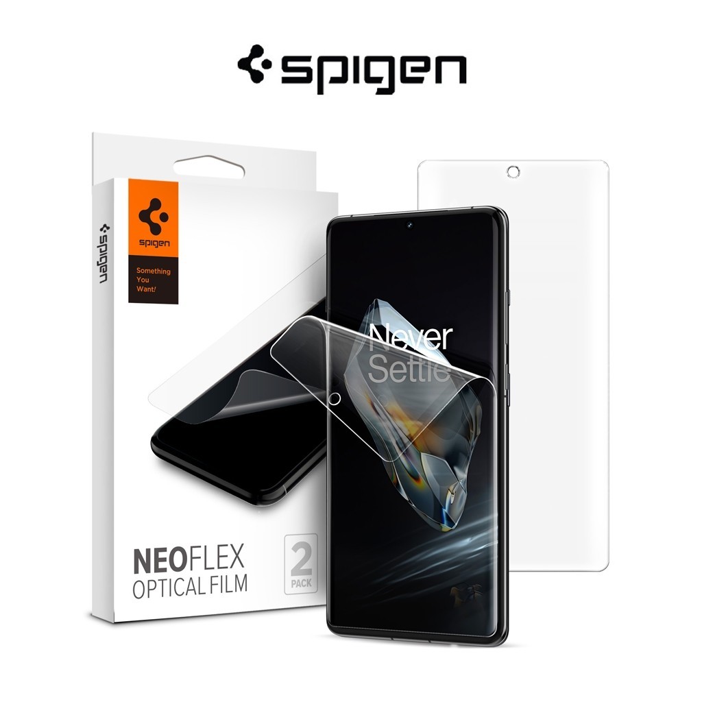 [2 แพ็ค] ฟิล์มกันรอยหน้าจอ แบบยืดหยุ่น สําหรับ Spigen OnePlus 12 Neo Flex HD OnePlus 12