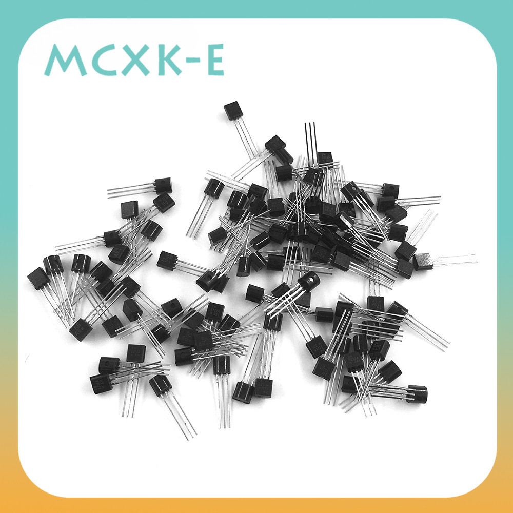 100pcs BC547B +BC557B แต ่ ละ NPN PNP TO-92 Power Triode ทรานซิสเตอร ์