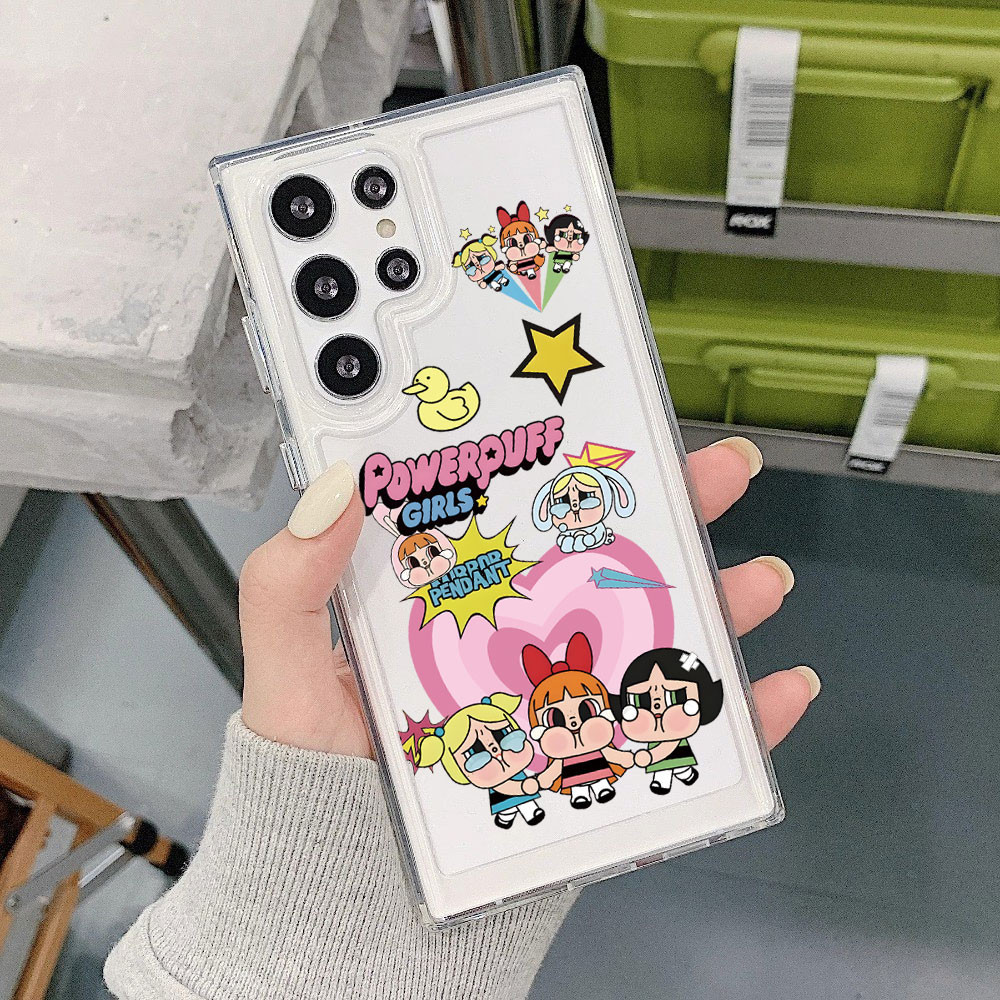 เคสโทรศัพท์มือถือ ใส ลายการ์ตูน น่ารัก POP SMART Samsung A55 A15 A25 A35 A05 A05S A14 A24 A34 A54 S24 S22 S23 FE ULTRA