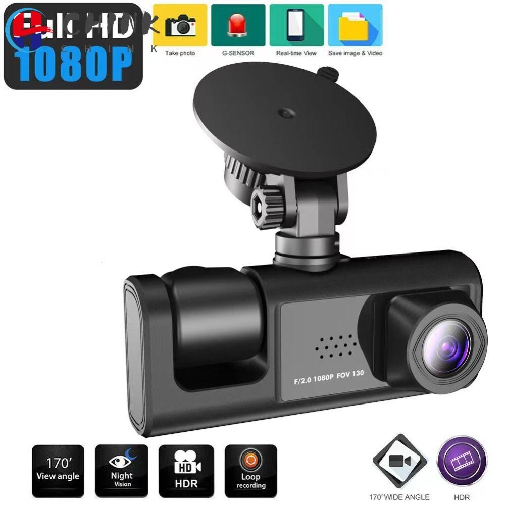Chink รถ Dash Cam, Motion Detector Sensor Night Vision รถ DVR Recorder Camera, ทนทานที ่ จอดรถพร ้ อมดูด 1080p Full HD Dashboard กล ้ องรถ