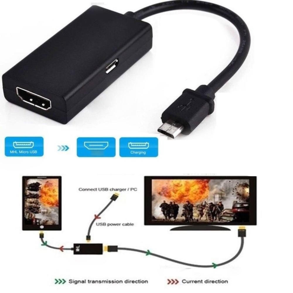 Universal Mhl Micro Usb ถึง Hdmi สาย 1080 P Hd ทีวีสําหรับโทรศัพท ์ Android ปรับ 2.5 * 5.3 * 1 ซม.N5L1