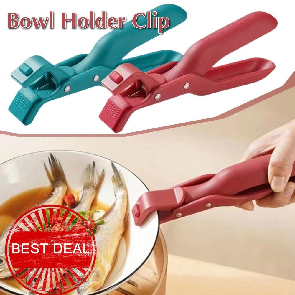 Multi-purpose Anti-Scald Bowl Holder คลิปซิลิโคนฉนวนกันความร ้ อน Non-slip Gadget Kitchen M3E6