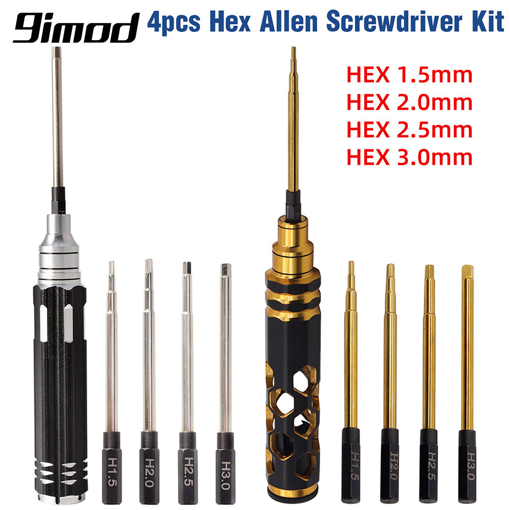 9imod RC Hex ชุดไขควง Allen 1.5/2.0/2.5/3.0 มม. เครื่องมือซ่อม