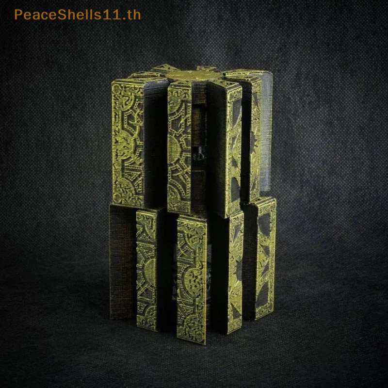 Peaceshellraiser กล ่ องปริศนาเคลื ่ อนย ้ ายได ้ Lament สยองขวัญ Terror Hellraiser Pinhead Prop ของเล ่ น TH