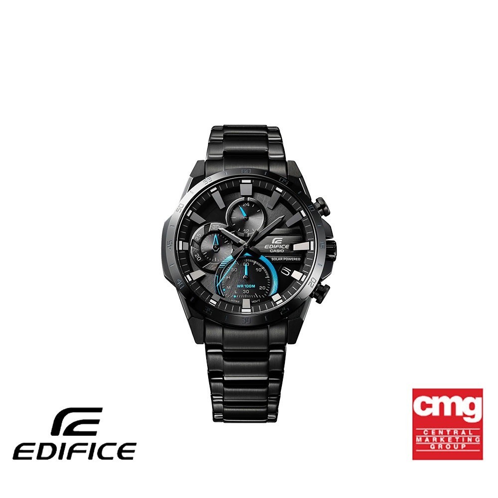 CASIO นาฬิกาข้อมือผู้ชาย EDIFICE รุ่น EQS-940DC-1BVUDF วัสดุสเตนเลสสตีล สีดำ