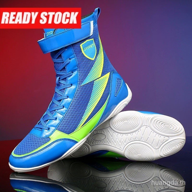 Men's boxing wrestling sports shoes high top foot protection Fencing shoes squat weightlifting breathable shoes YCYC