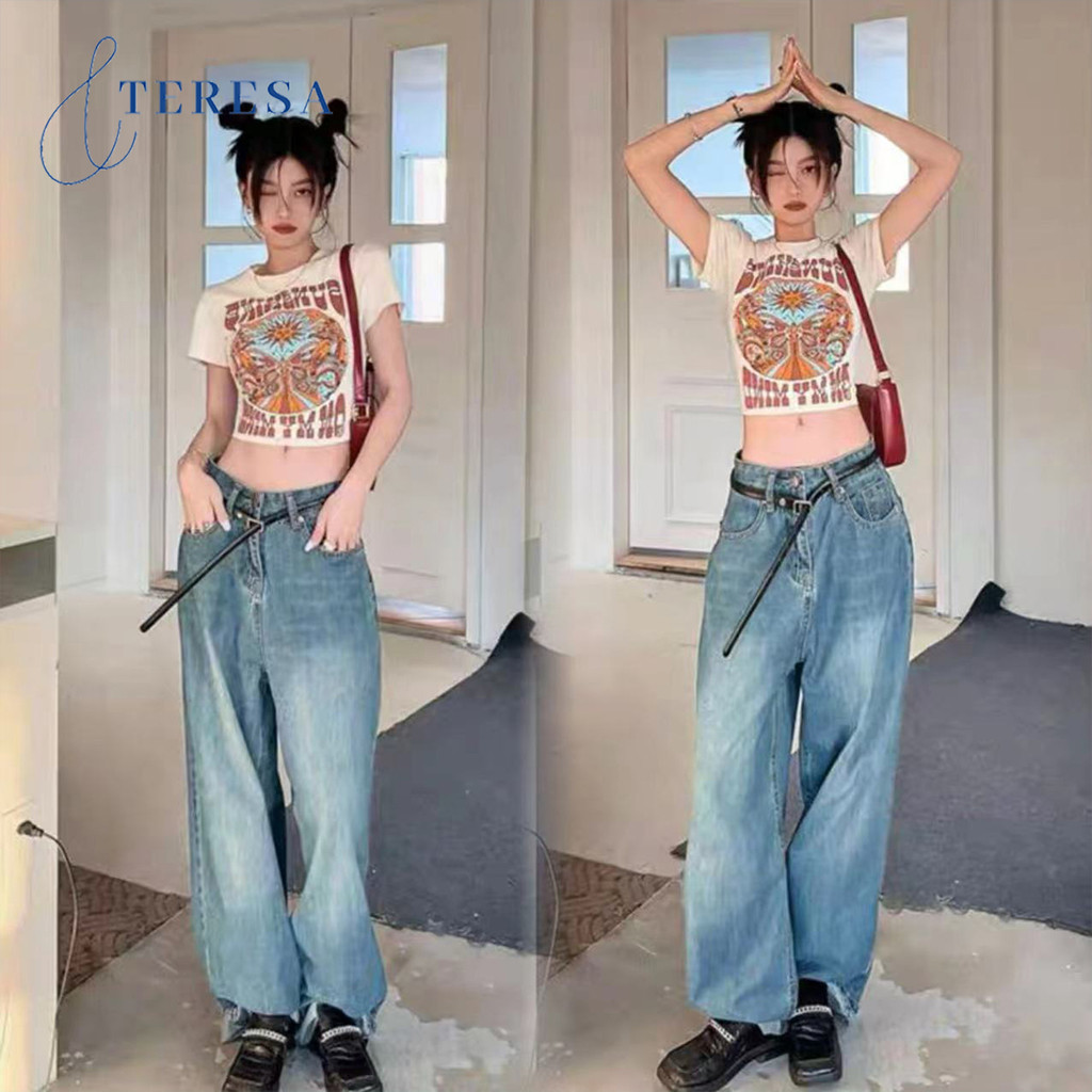 เสื้อครอป แฟชั่นสไตล์แบบยุคเก่า ตกแต่งด้วยลายเส้นสไตล์ – โปรปัง