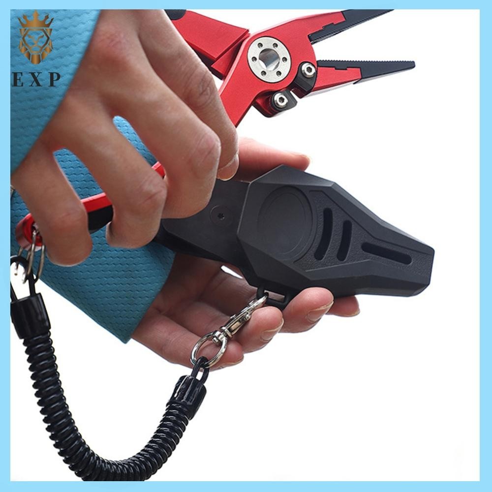 [ระเบิด1.th ] กระเป ๋ าเก ็ บคีมตกปลา Sheath Tool Fishing Line Cutter Case Heavy Duty Holder