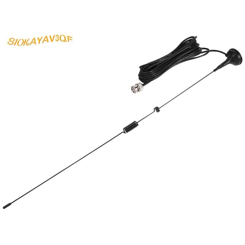 【 Siokayav3qf 】UT-106UV BNC Dual Band U +VHF เสาอากาศสําหรับวิทยุ ICOM